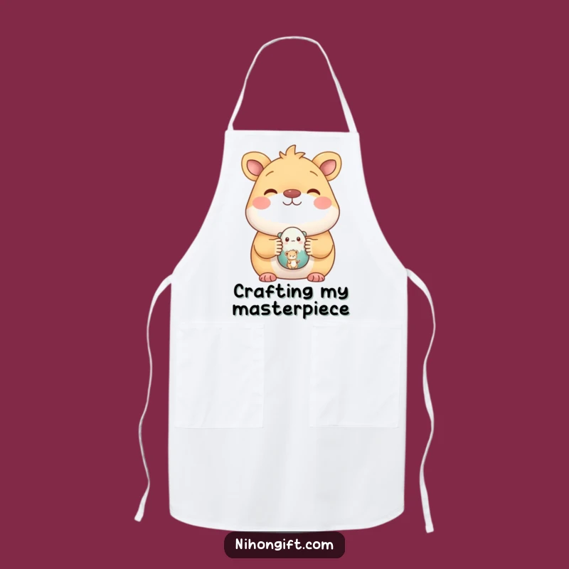 Funny Animal Ceramic Studio Apron - Protect & Amuse!
