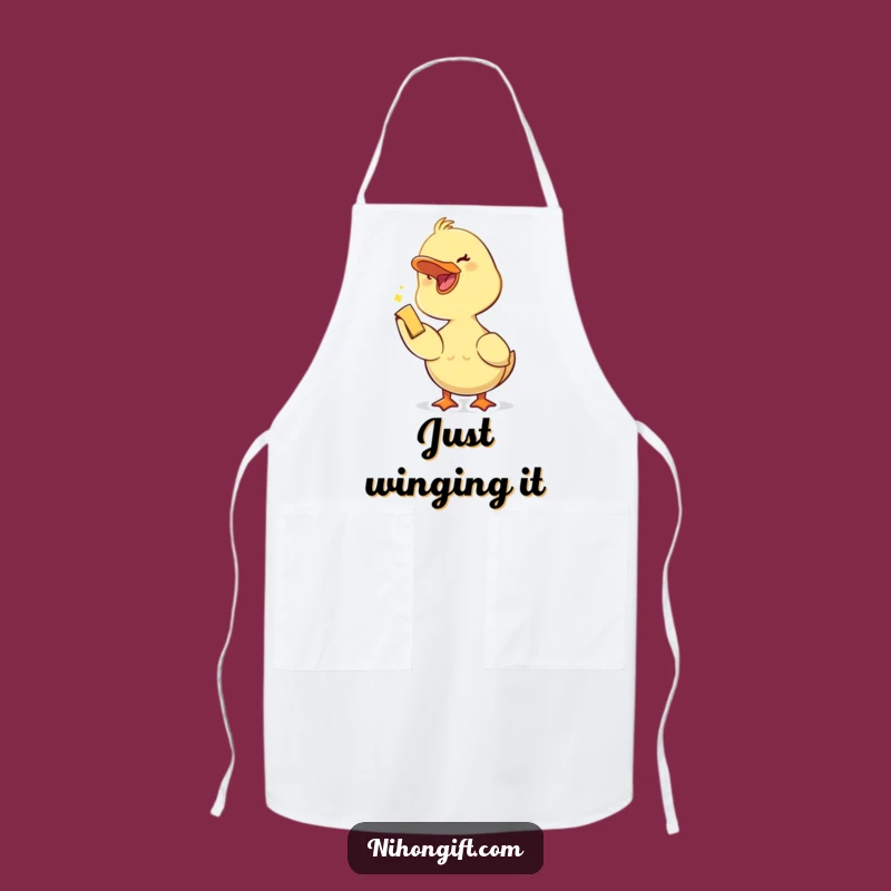 Funny Duckling with Trinket Apron: Cute Kitchen Fun & Gift for Foodies