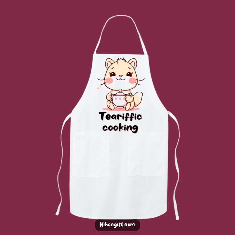 Funny Animal Tea Apron: Host with Grace and Hilarious Style