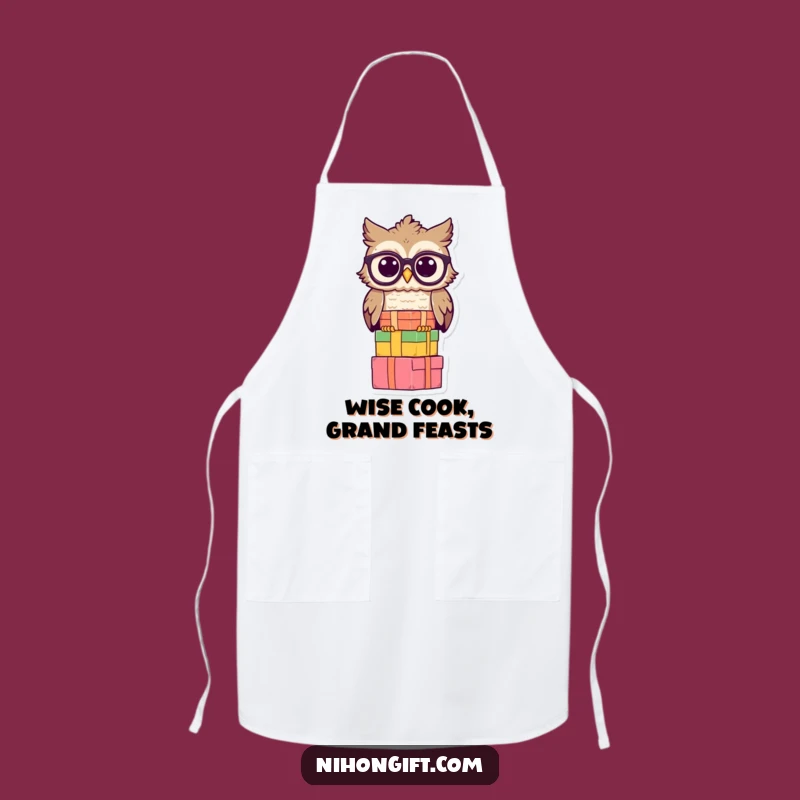 Funny Owl Apron: Cook with a Wise Gift-Balancing Sidekick