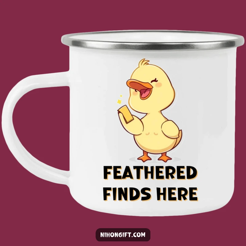 Funny Duckling Trinket Camping Mug: Adventure Ready Cute Gift