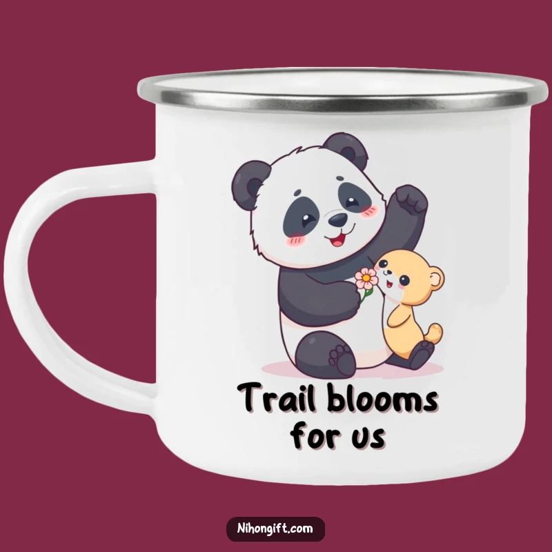 Nature Panda Gift Funny Camping Mug: Sip Sweetness on Your Adventures