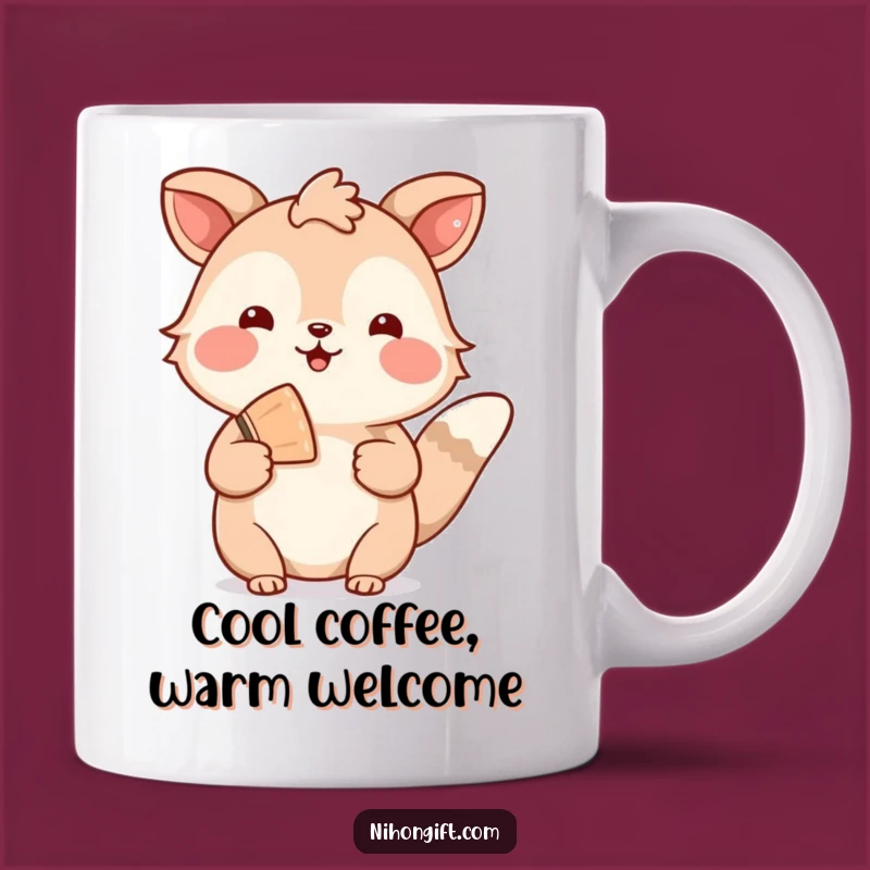 Funny Welcoming Animal Fan Mug - Warm & Friendly Gift