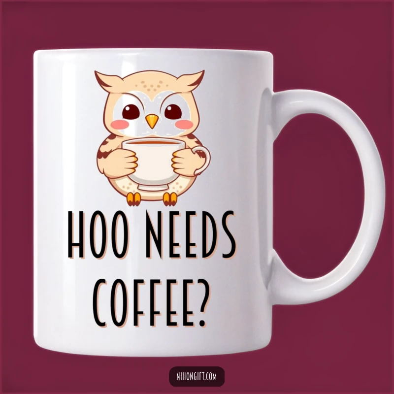 Funny Owl Tea Mug: Cheerful Delivery of Calm - Perfect Humorous Gift