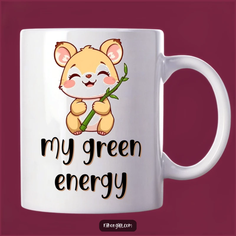 Funny Joyful Animal Bamboo Mug - Zen & Happy Gift