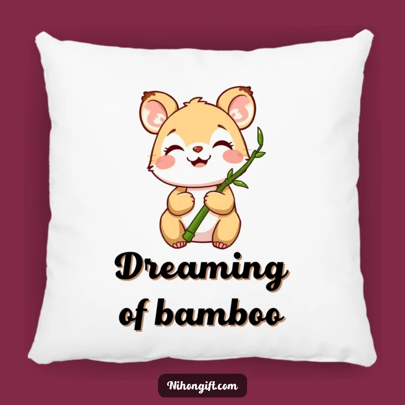 Funny Animal Bamboo Pillow - Cozy Zen Comfort Gift