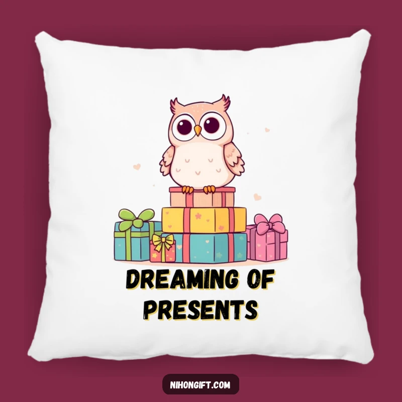 Funny Kawaii Owl Gift Pillow: Cuddle Up with Comfy Humor & Cute Style