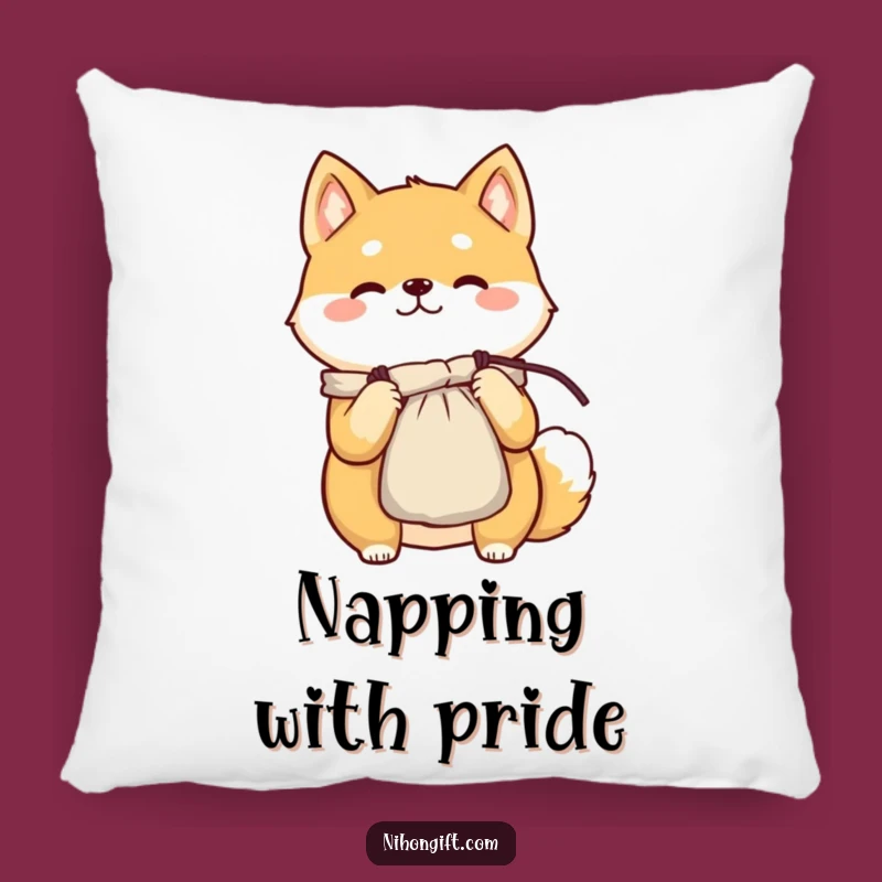 Funny Shiba Inu Gift Pillow - Soft Cushion for Cozy Cheer