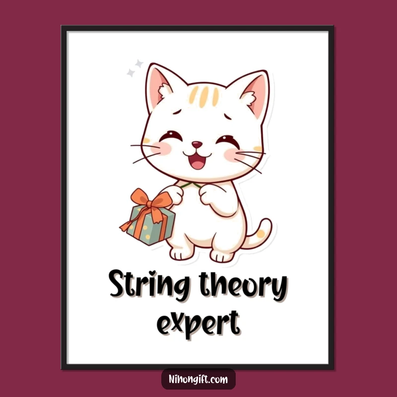 Funny Cat Gift Digital Art - Instant Playful Decor