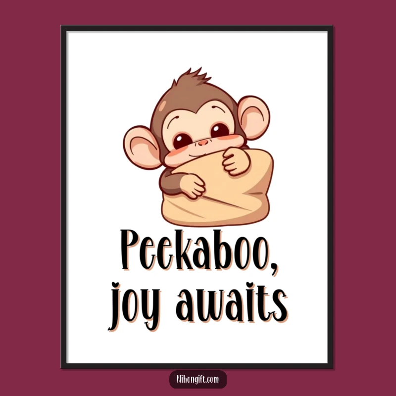 Funny Monkey Digital Art: Instant Playful Prankster Decor