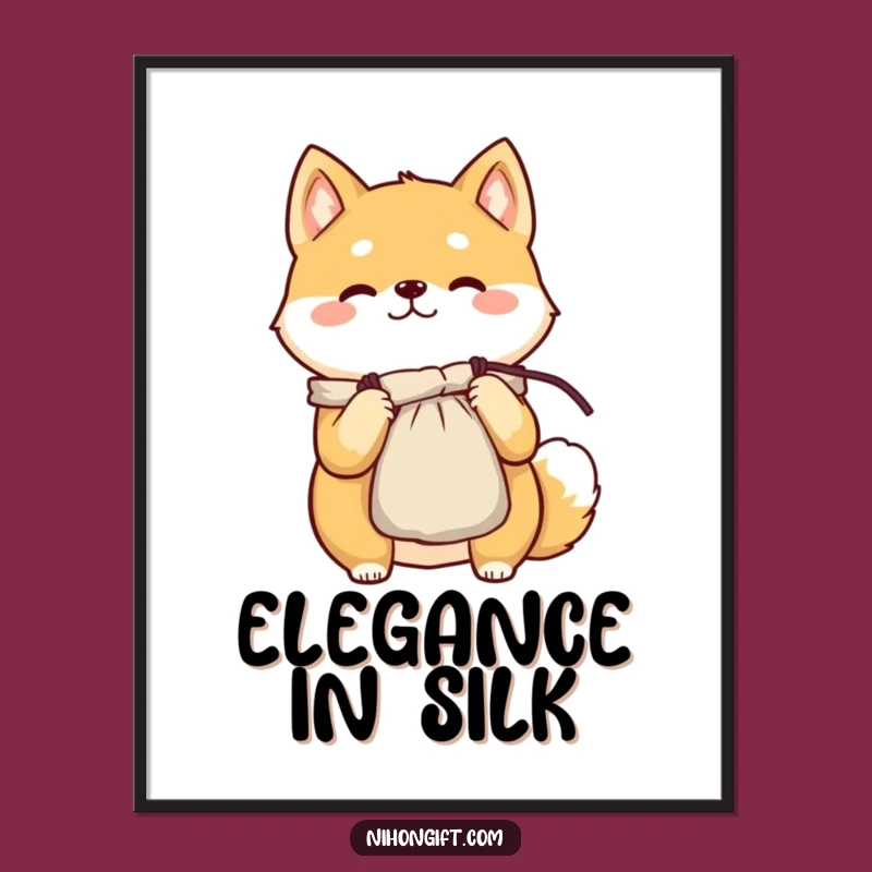 Funny Shiba Inu Gift Digital Art - Instant Cheerful Decor