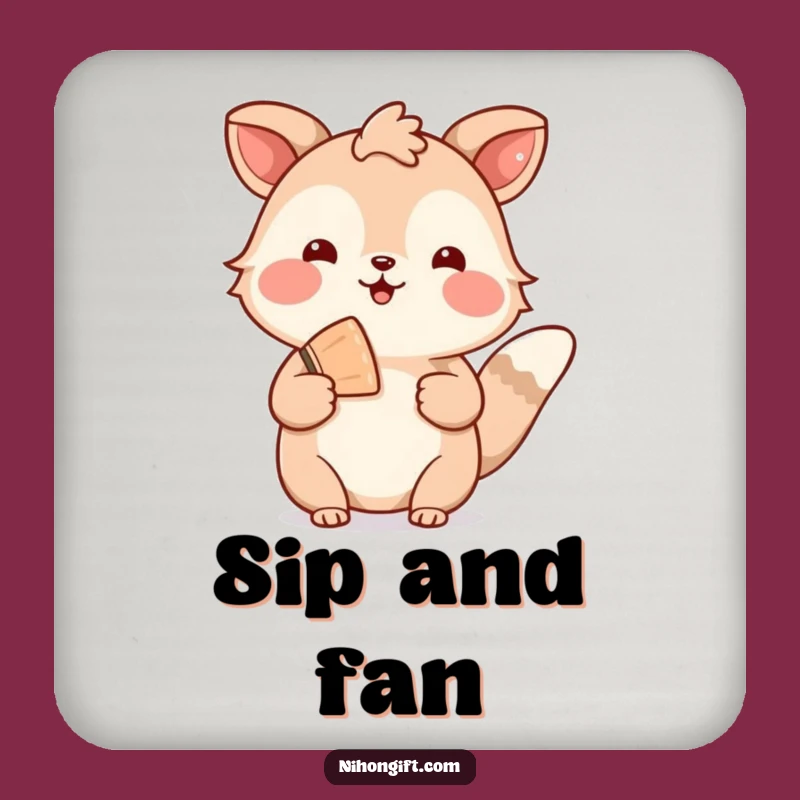 Funny Animal Fan Coasters - Protect Drinks with Warmth