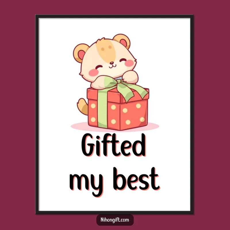 Funny Cute Animal Gift Poster: Decorate with Joyful & Hilarious Art