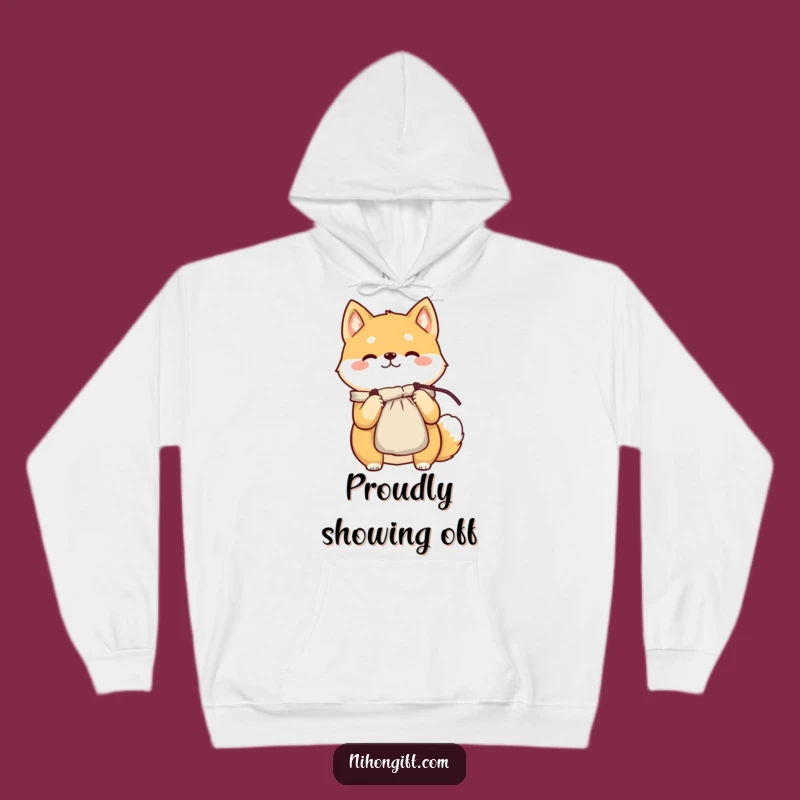 Cozy Funny Shiba Inu Hoodie - Warm Cheer, Hilarious Gift