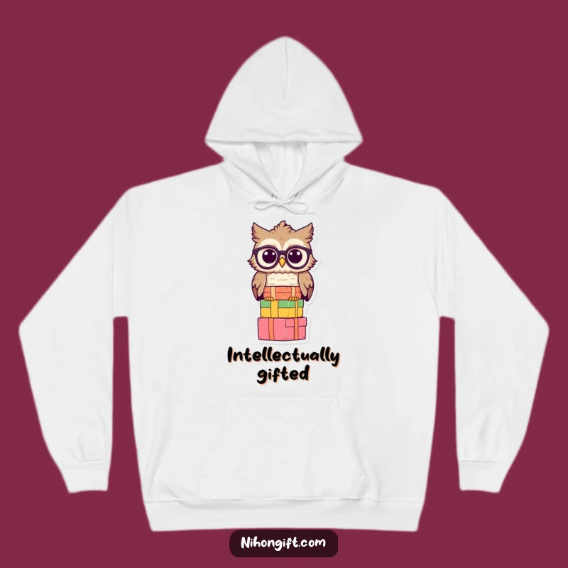 Cozy Wise Owl Hoodie: Stay Warm with a Scholarly Gift Balancer