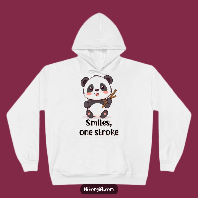 Funny Kawaii Panda Art Hoodie: Cozy Up in Creative, Happy Style!