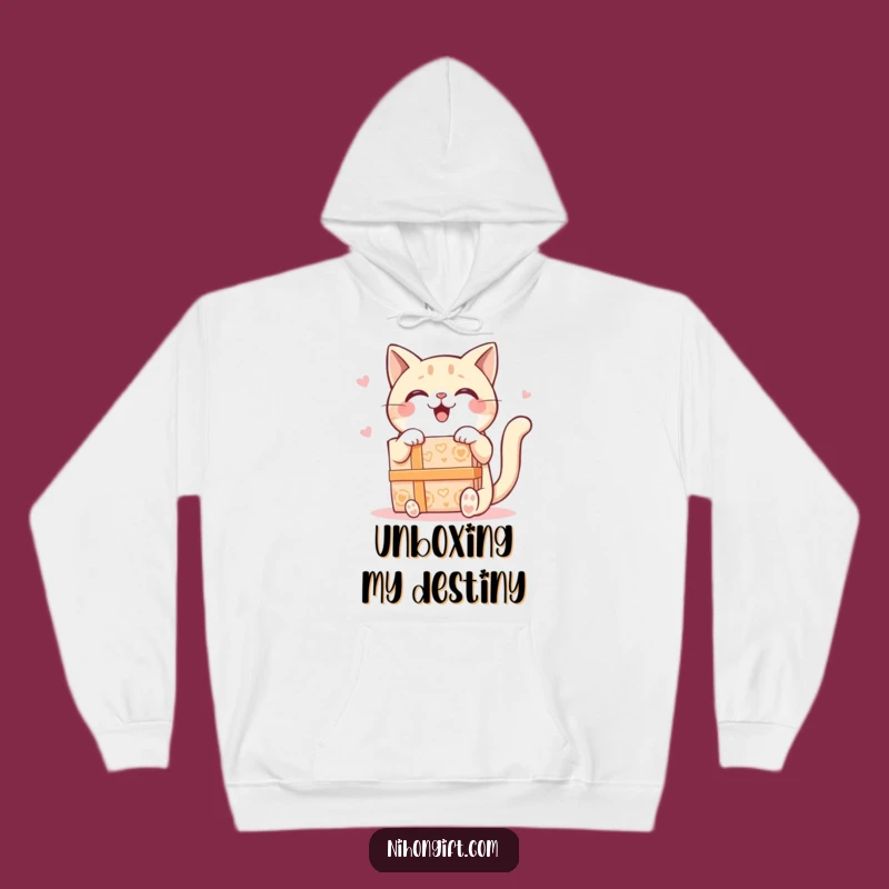 Cozy Funny Kawaii Cat Hoodie: Warm & Delightful Gift for Cat Lovers