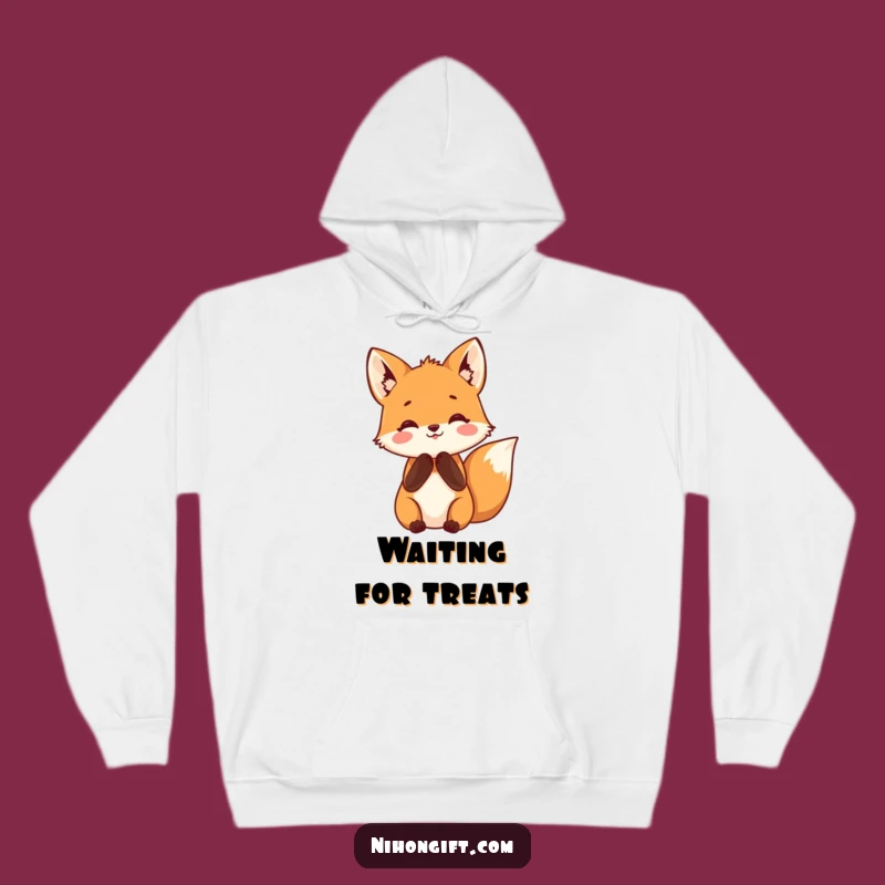 Cozy Funny Fox Hoodie - Anticipation & Warmth, Perfect Gift