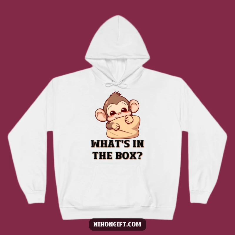 Cozy Monkey Prank Hoodie: Stay Warm with a Mischievous Friend