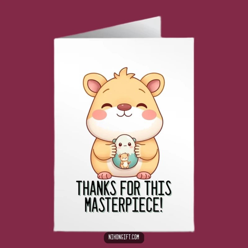 Gratitude Free Printable Card: Animal's Artful Thanks DIY Gift for Smiles