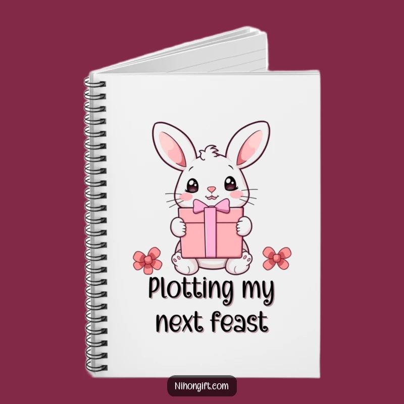 Funny Bunny Notebook - Cute Journal for Ideas & Laughs