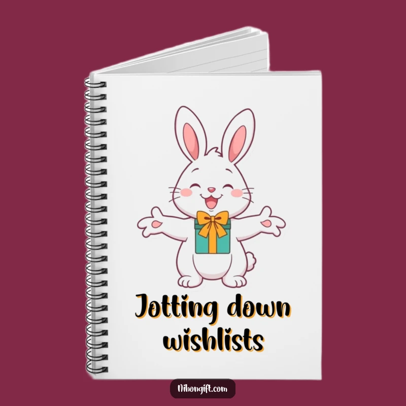Funny Cheerful Bunny Gift Notebook: Jot Down Ideas with Generous Humor
