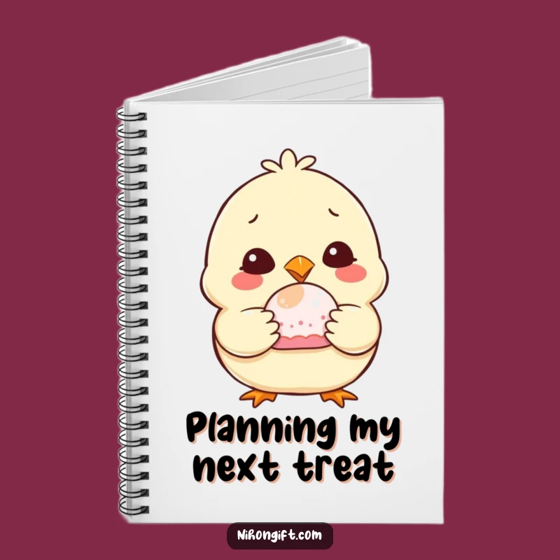 Funny Chubby Chick Mochi Notebook: Jot Down Ideas with Sweet Humor