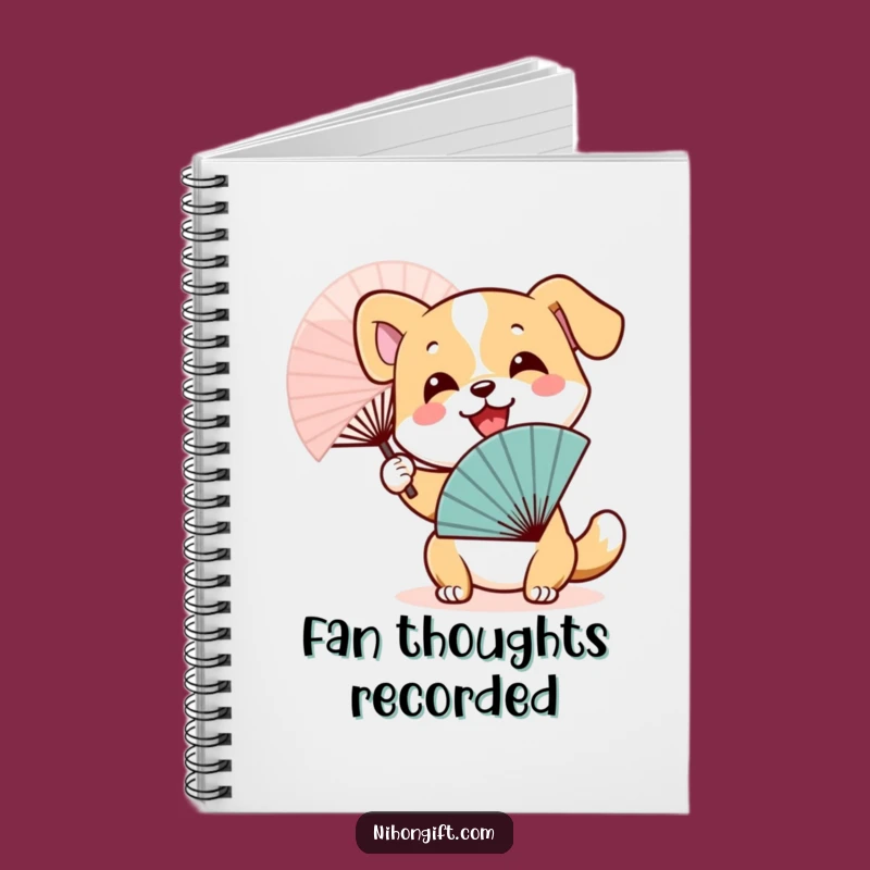 Funny Dog Fan Notebook: Joyful Japanese Notes - Humorous Pet Journal Gift