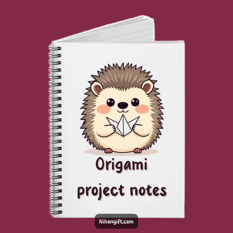Funny Hedgehog Crane Notebook: Artistic Journal for Notes & Cute Gift