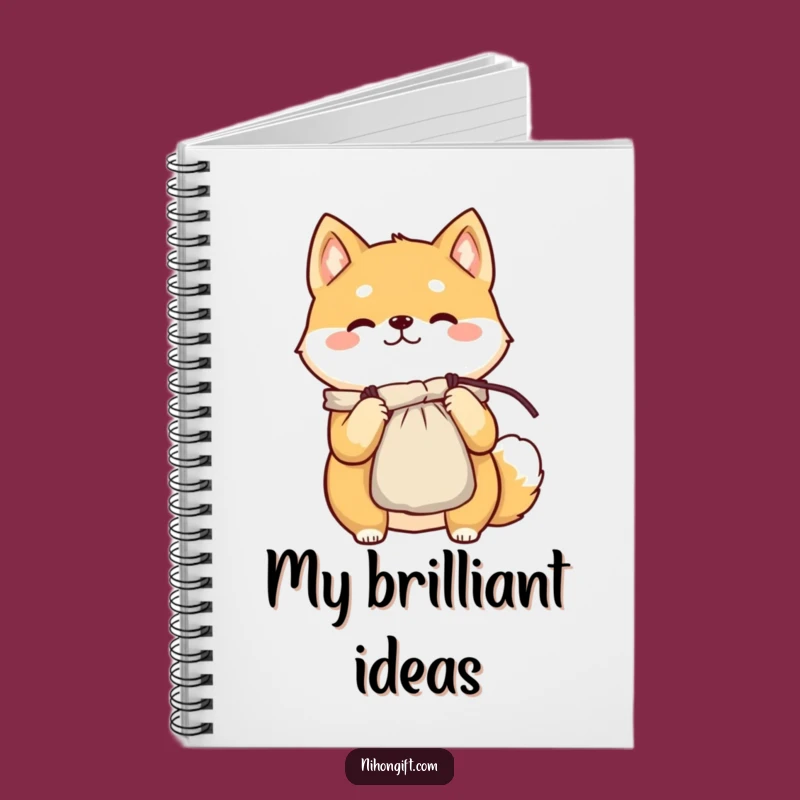 Funny Shiba Inu Gift Notebook - Journal Your Cheerful Thoughts