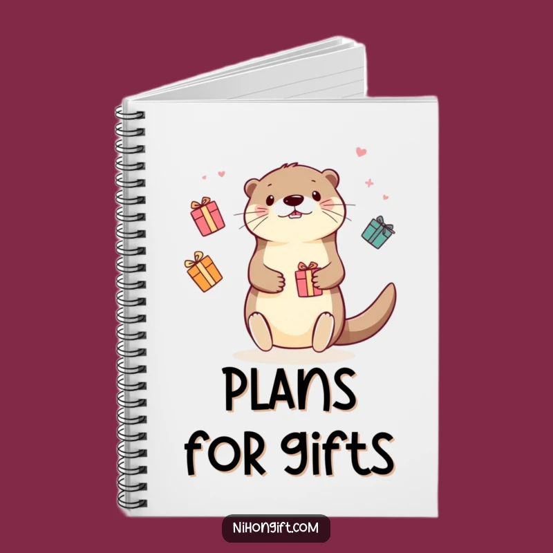 Funny Kawaii Otter Juggling Gifts Notebook: Journal Your Fun with this Hilarious Stationery