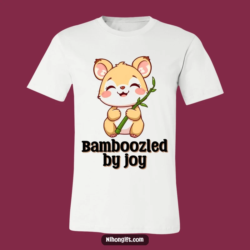 Funny Joyful Animal Bamboo T-Shirt - Peaceful & Happy Apparel