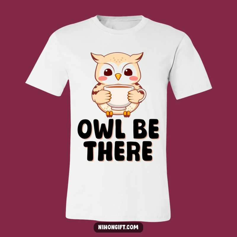 Funny Owl Tea T-Shirt: Cheerful Delivery Tee - Humorous Unique Gift