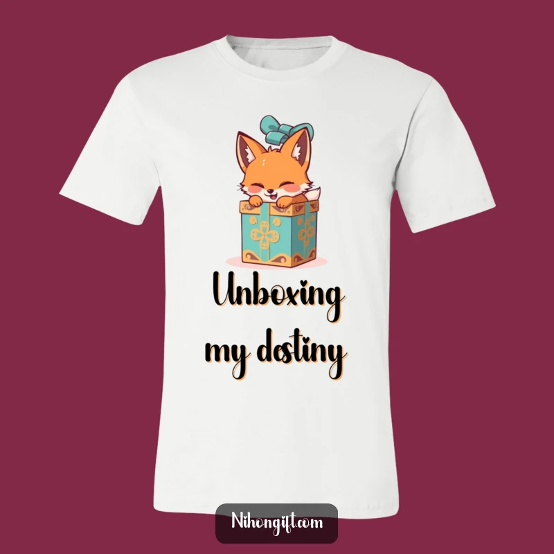 Funny Fox Gift T-Shirt - Hilarious Present Unwrapping Tee