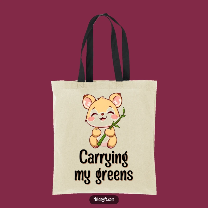 Funny Animal Bamboo Tote Bag - Carry Zen & Smiles Gift
