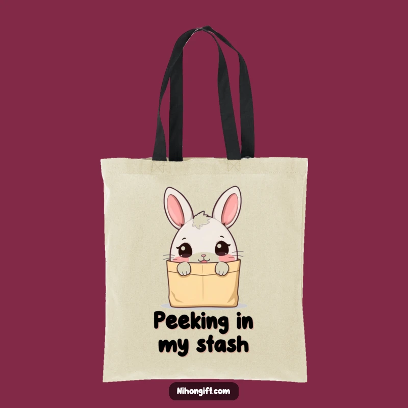 Funny Bunny Gift Tote Bag - Carry Your Curiosity in Style
