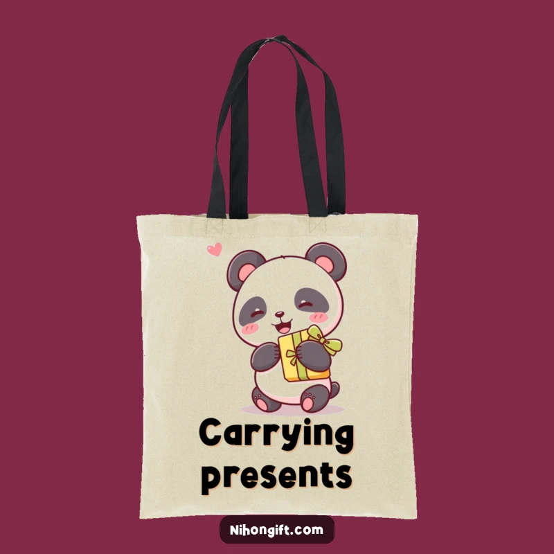 Funny Kawaii Panda Gift Tote Bag - Carry Cute & Hilarious Style